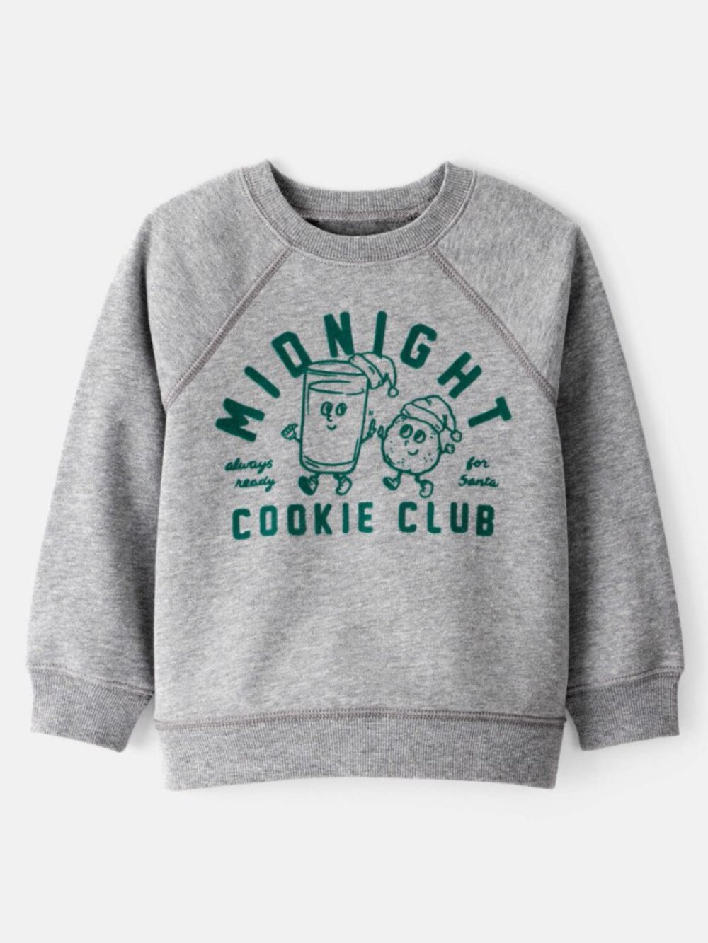 Carters Holiday Fleece Midnight Cookie Club Long-Sleeve Pullover 4T